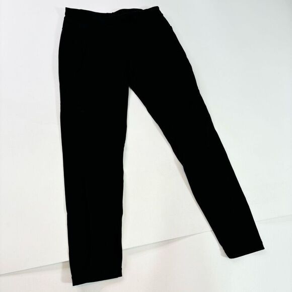 Sweaty Betty Jeans Womens Black Small Mid-Rise Straight-Leg The Power Grunge - Picture 1 of 8